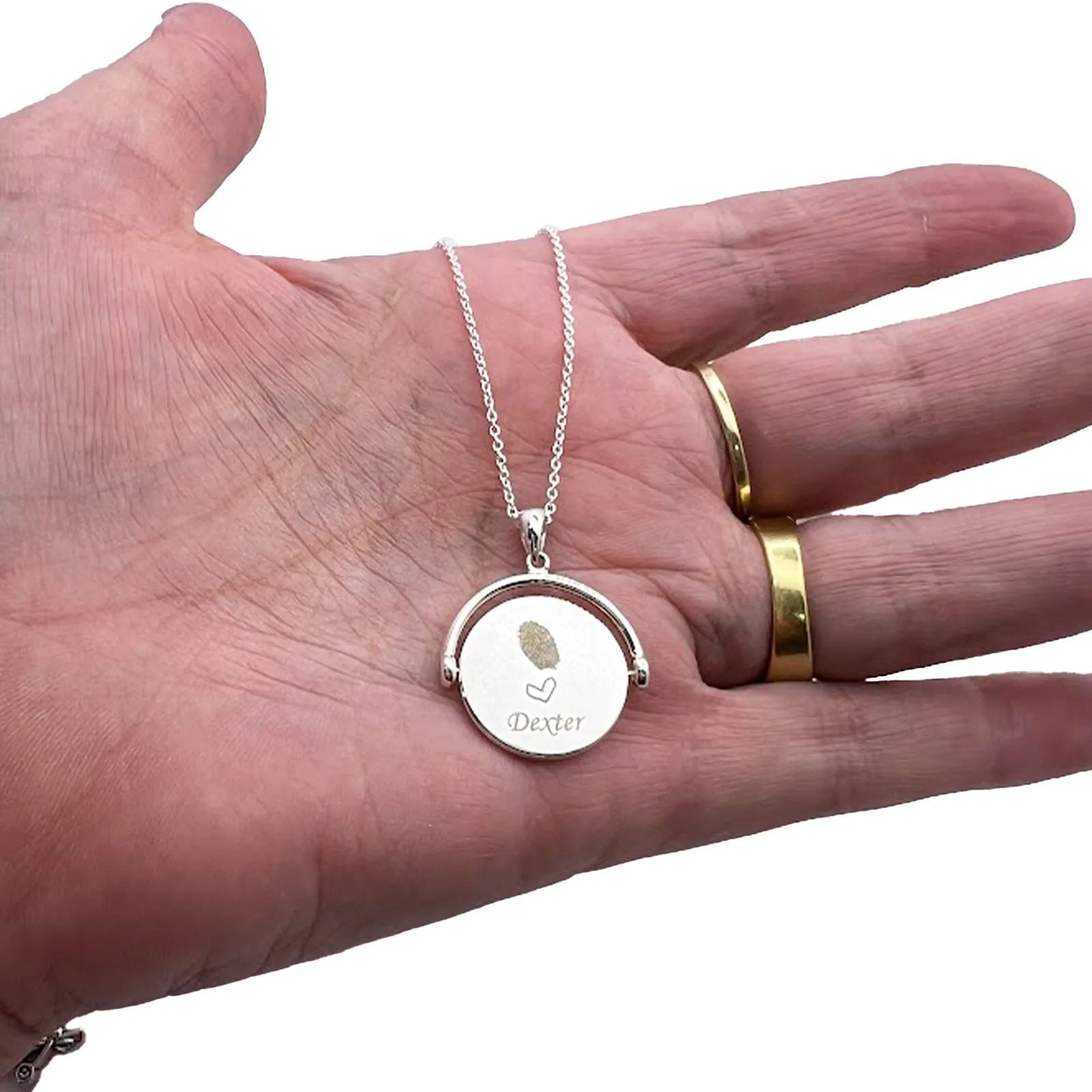Personalised Spinner Necklace