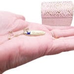 Bluebird Baby Brooch Oval