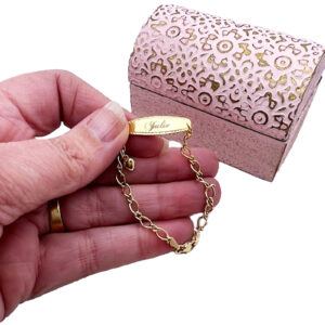 Alternative view of Personalised Baby Bracelet Heart