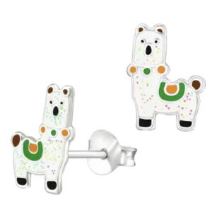 Sterling Silver Llama Earrings