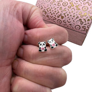 Panda Earrings