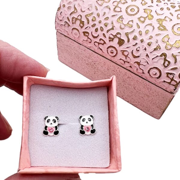 Panda Earrings