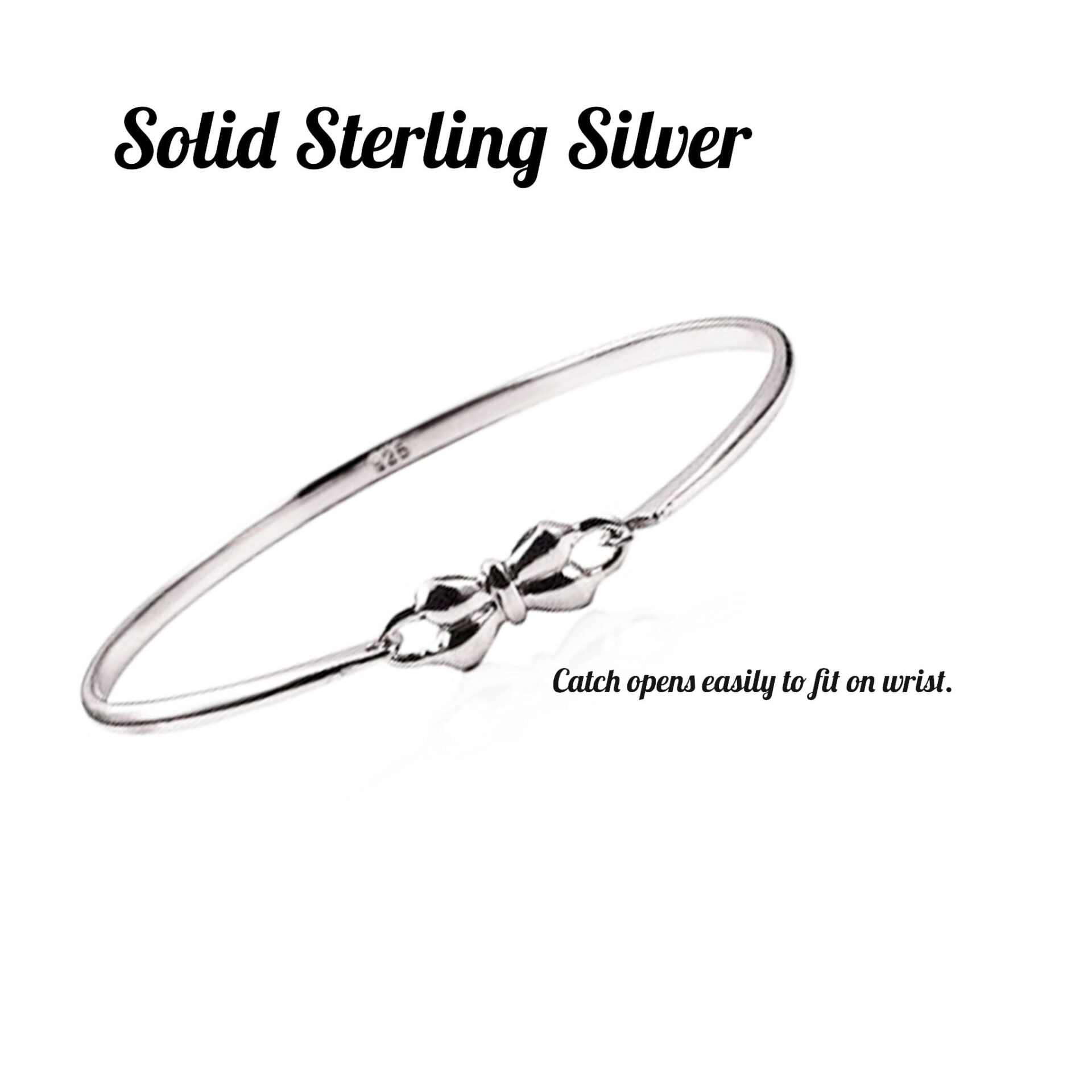 Sterling Silver Baby Bangle