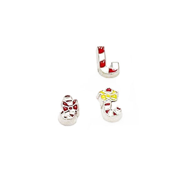 Candy Cane Floating Charms