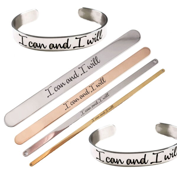 I can and I will Cuff Bracelet