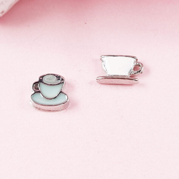 Cup and Saucer Floating Charms