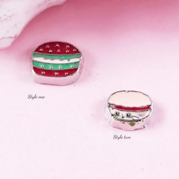 Hamburger Floating Charms
