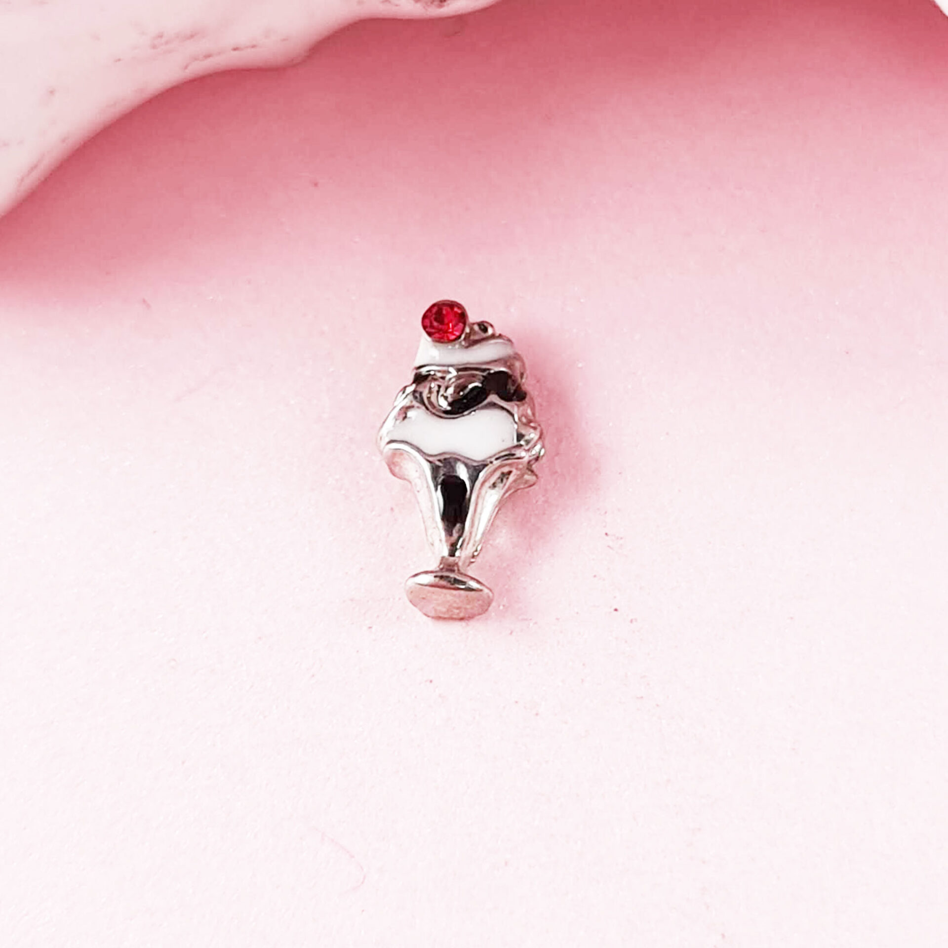 Ice Cream Sundae Floating Charms