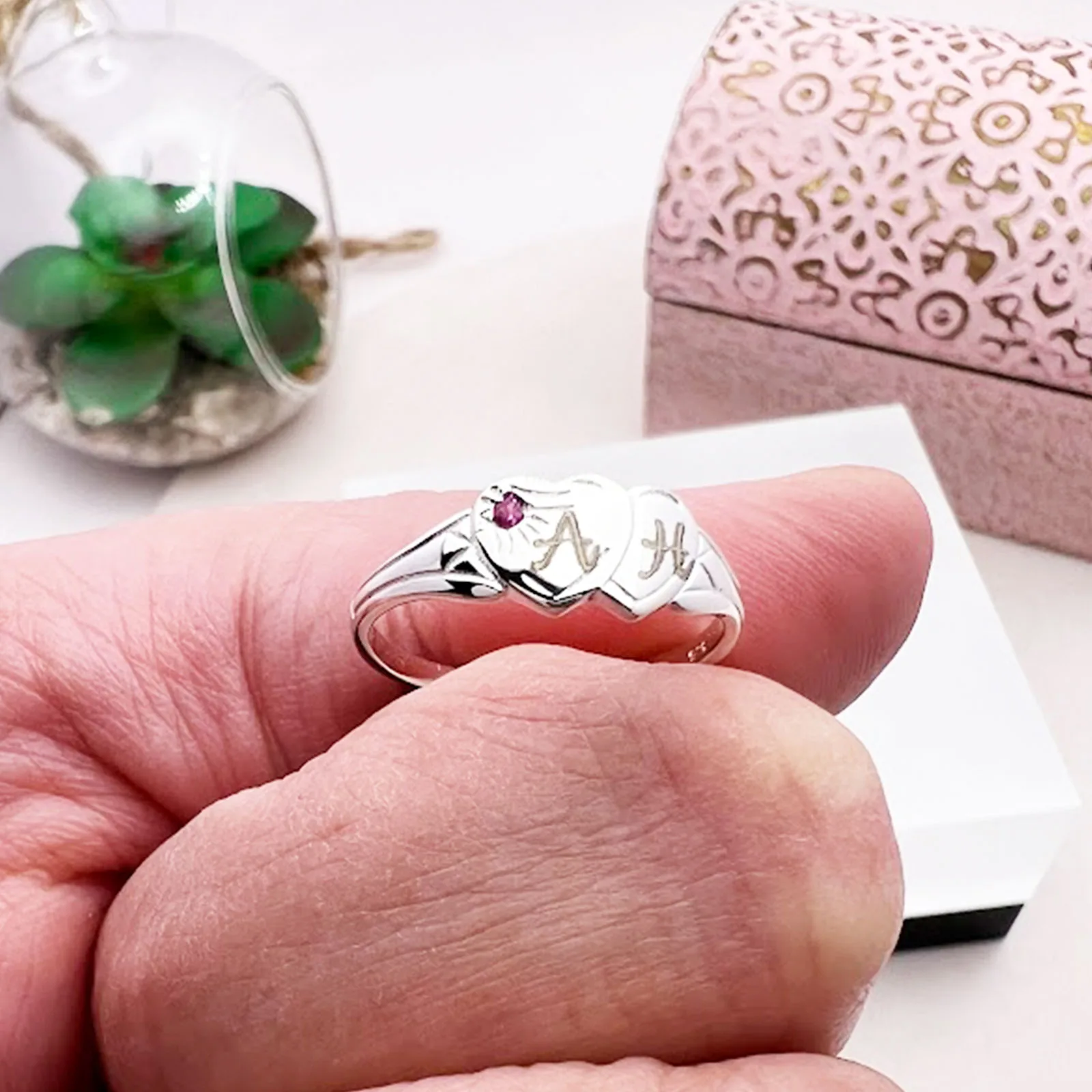 Birthstone Signet Ring July M
