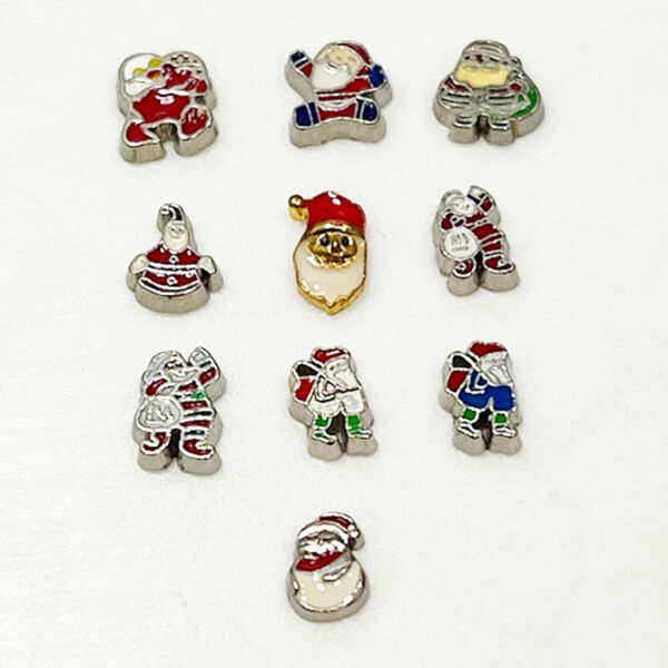 Santa Floating Charms