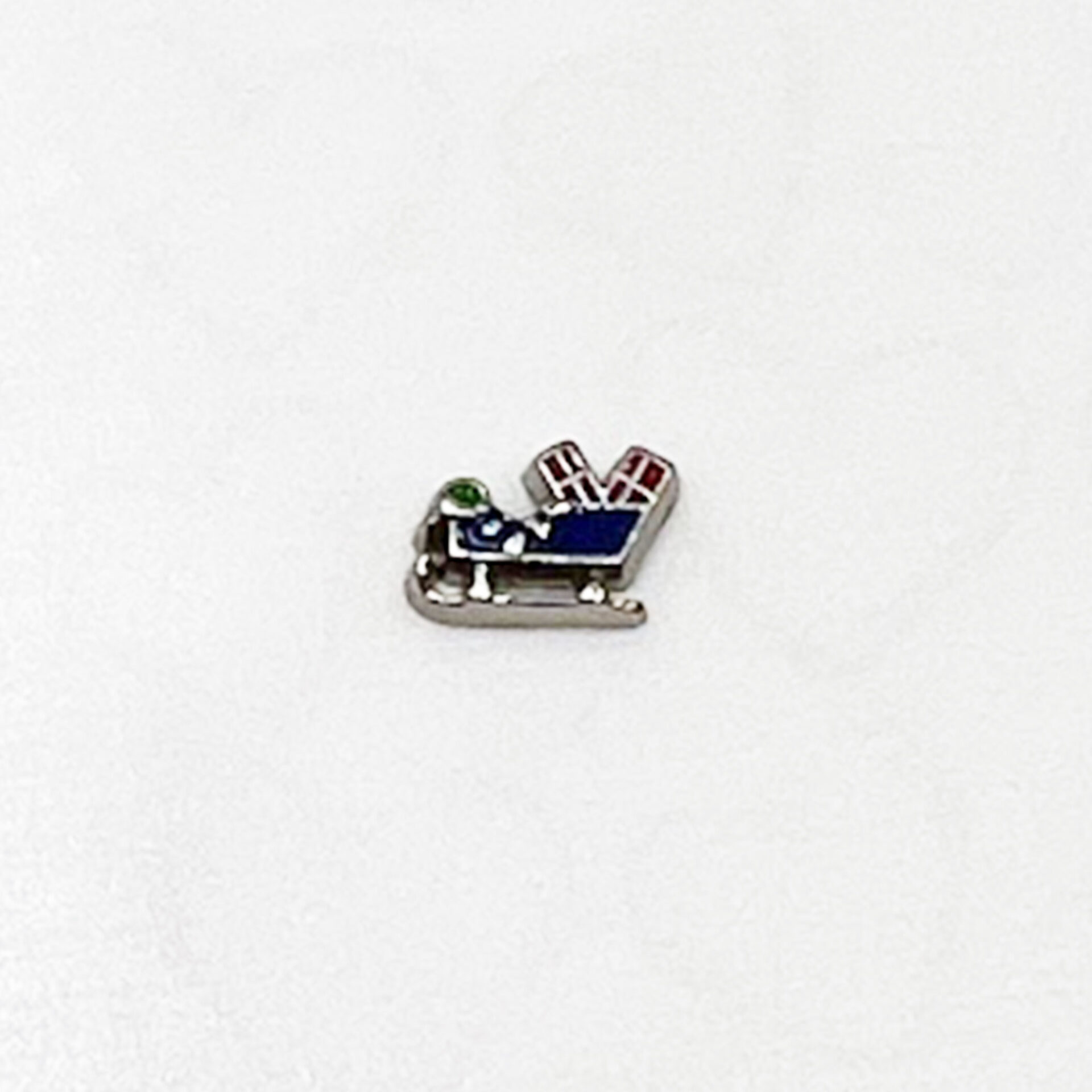 Santa Sleigh Floating Charm