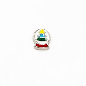 Snow Globe Floating Charm