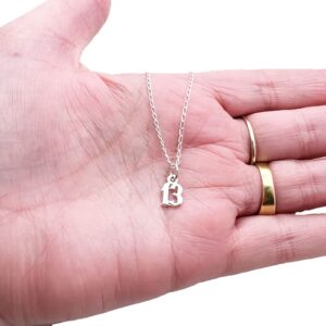 Thirteenth Pendant Necklace