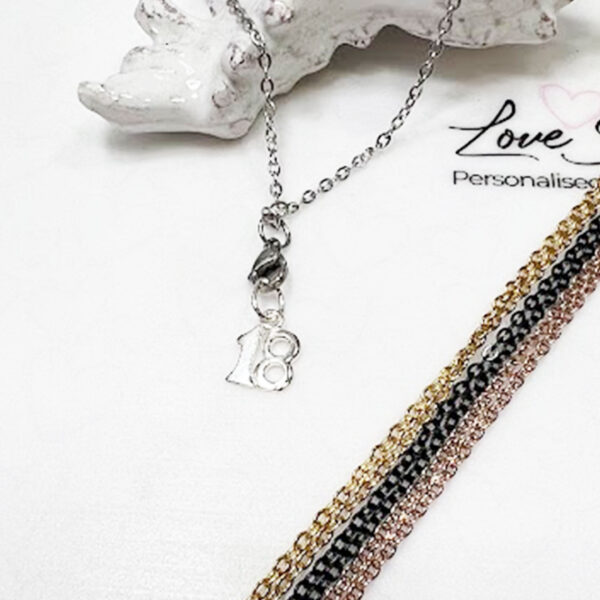Cable 60cm Necklace Chain