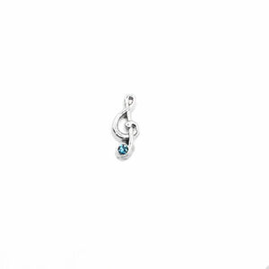 Treble Clef Floating Charm