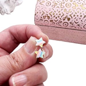 Rainbow Star Earrings