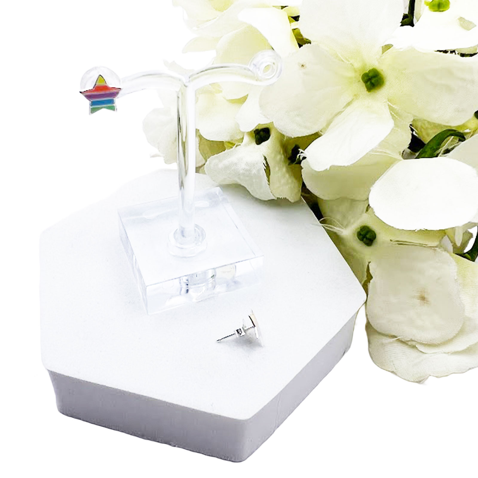 Rainbow Star Earrings