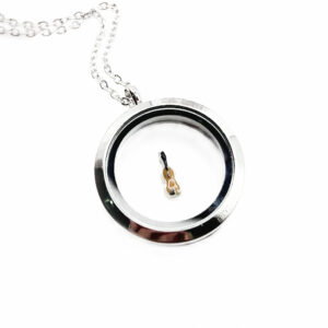 Violin Floating Charm