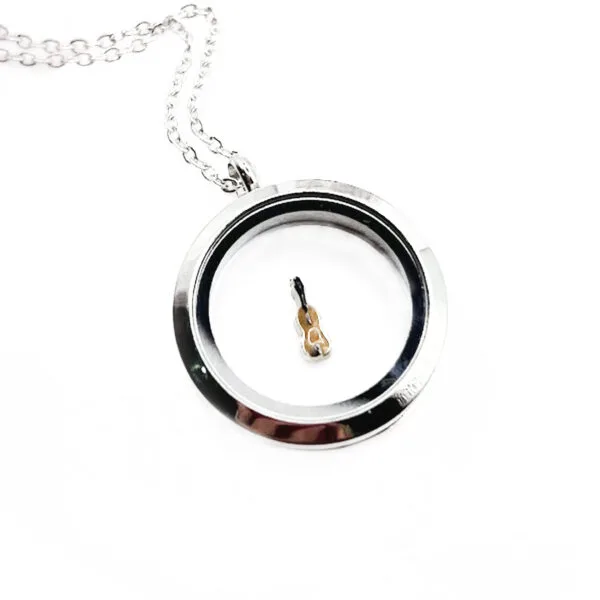 Violin Floating Charm