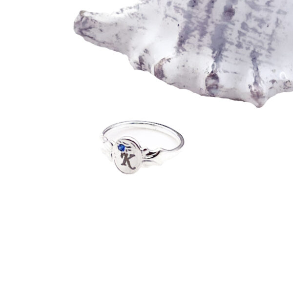 Birthstone Signet Ring