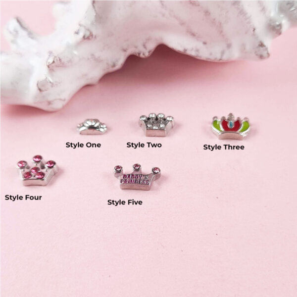 Crown Floating Charms