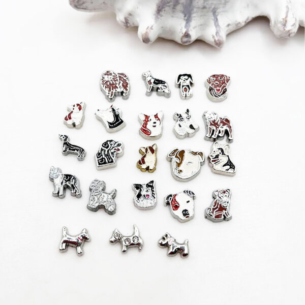 Dog Breed Floating Charms