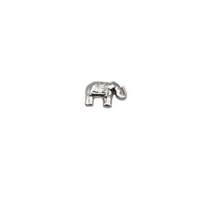 Elephant Floating Charms 6 Elephant Floating Charms