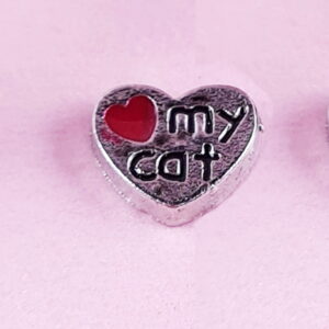 Love my Cat Floating Charm