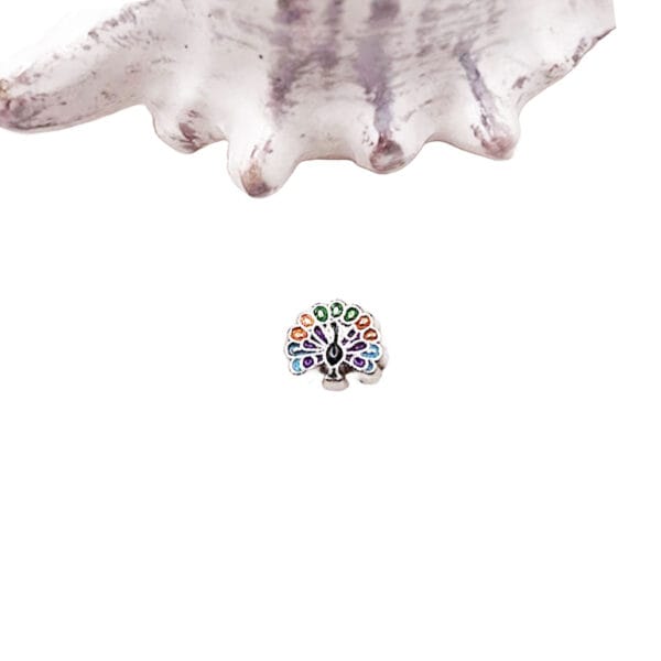Peacock Floating Charm