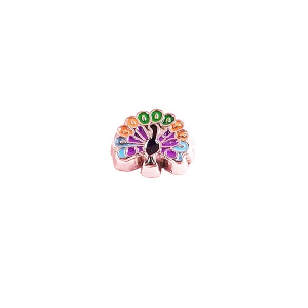 Peacock Floating Charm