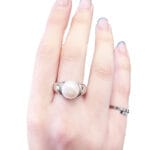 Sterling Silver Pearl Ring