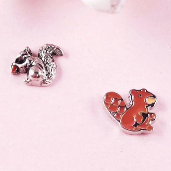 Squirrel Floating Charms