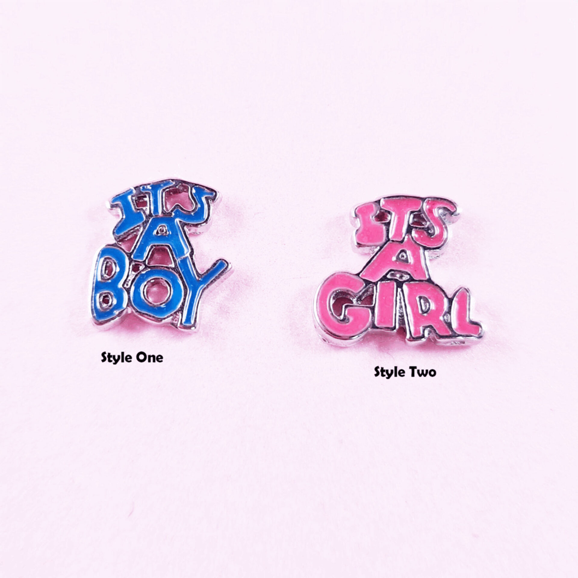 Baby Announcement Floating Charms