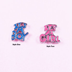 Baby Announcement Floating Charms