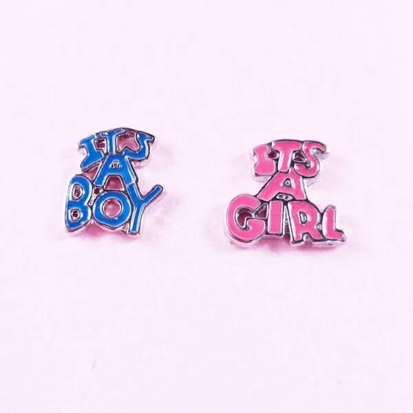 Baby Announcement Floating Charms