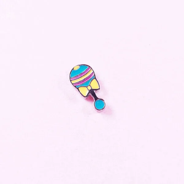 Baby Rattle Floating Charm