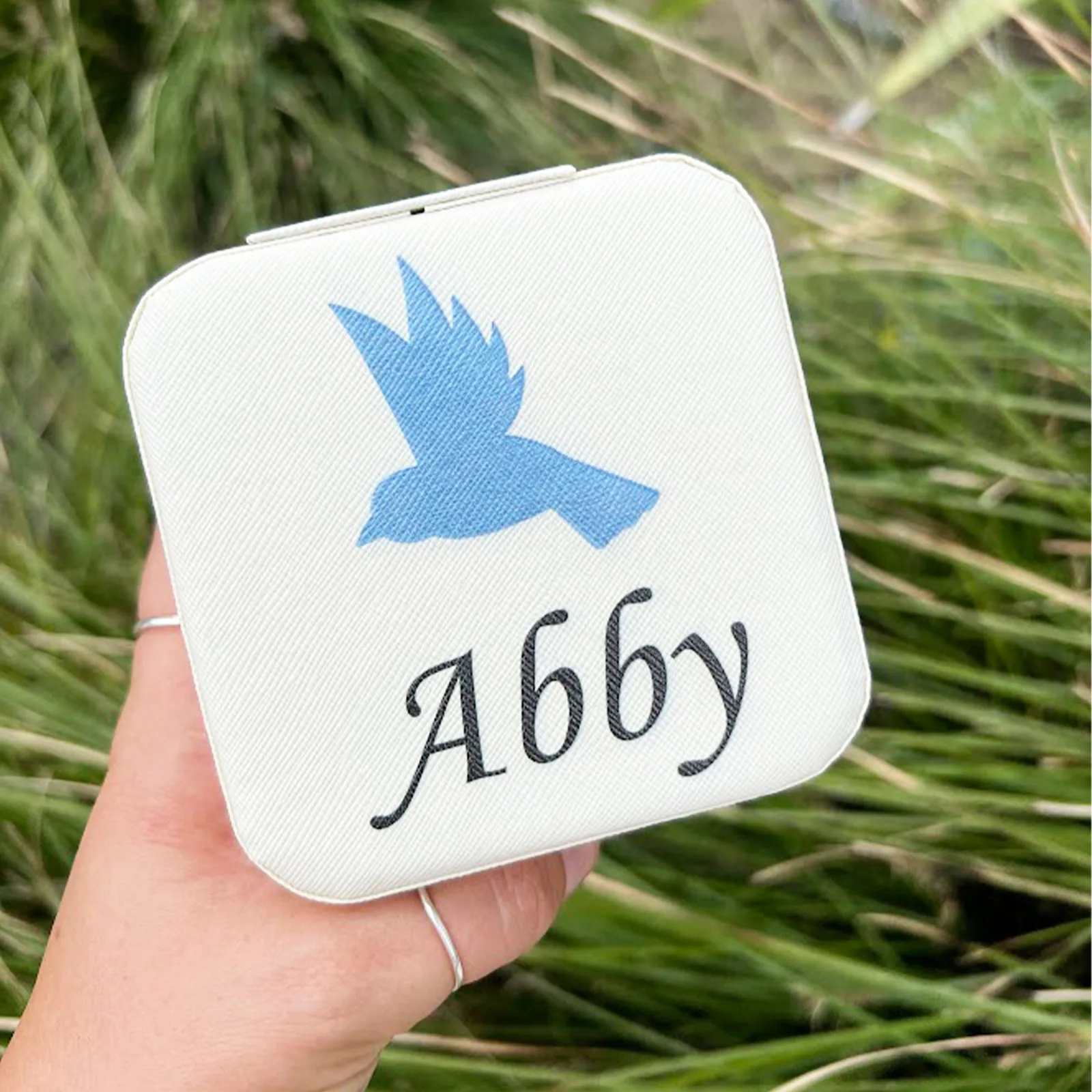 Bluebird Personalised Jewellery Case