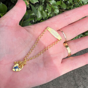 Alternative view of Bluebird Baby Bracelet Curb Link