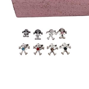Crystal People Floating Charms