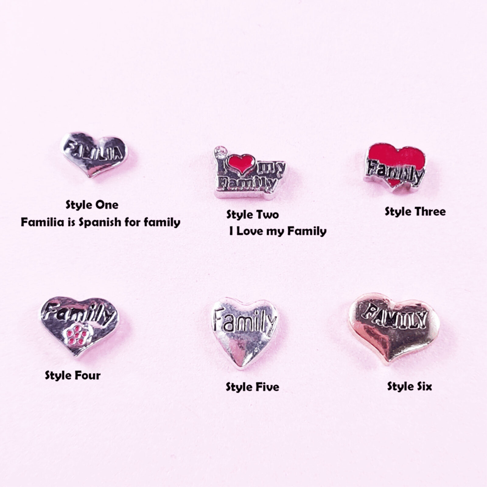 Family Floating Charms