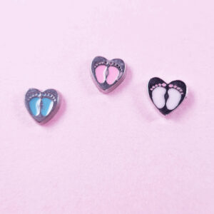 Footprints Floating Charms