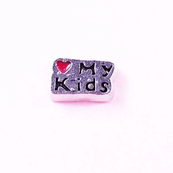 I Love my Kids Floating Charm