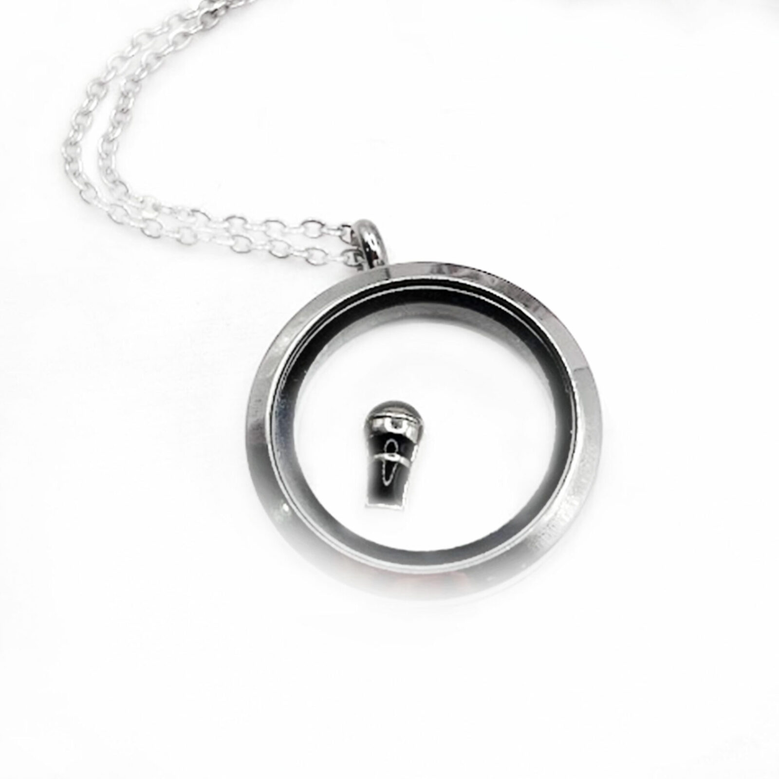 Microphone Floating Charm