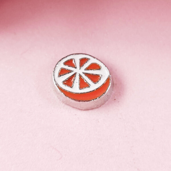 Orange Floating Charm