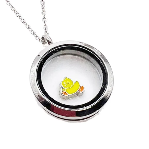 Rubber Ducky Floating Charm