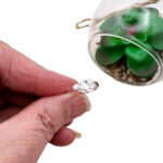 Sterling Silver Oval September Birthstone Signet Ring