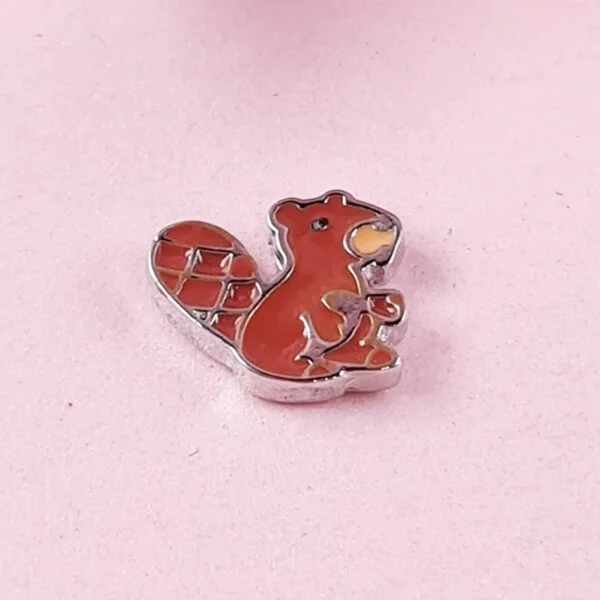 Squirrel Floating Charm