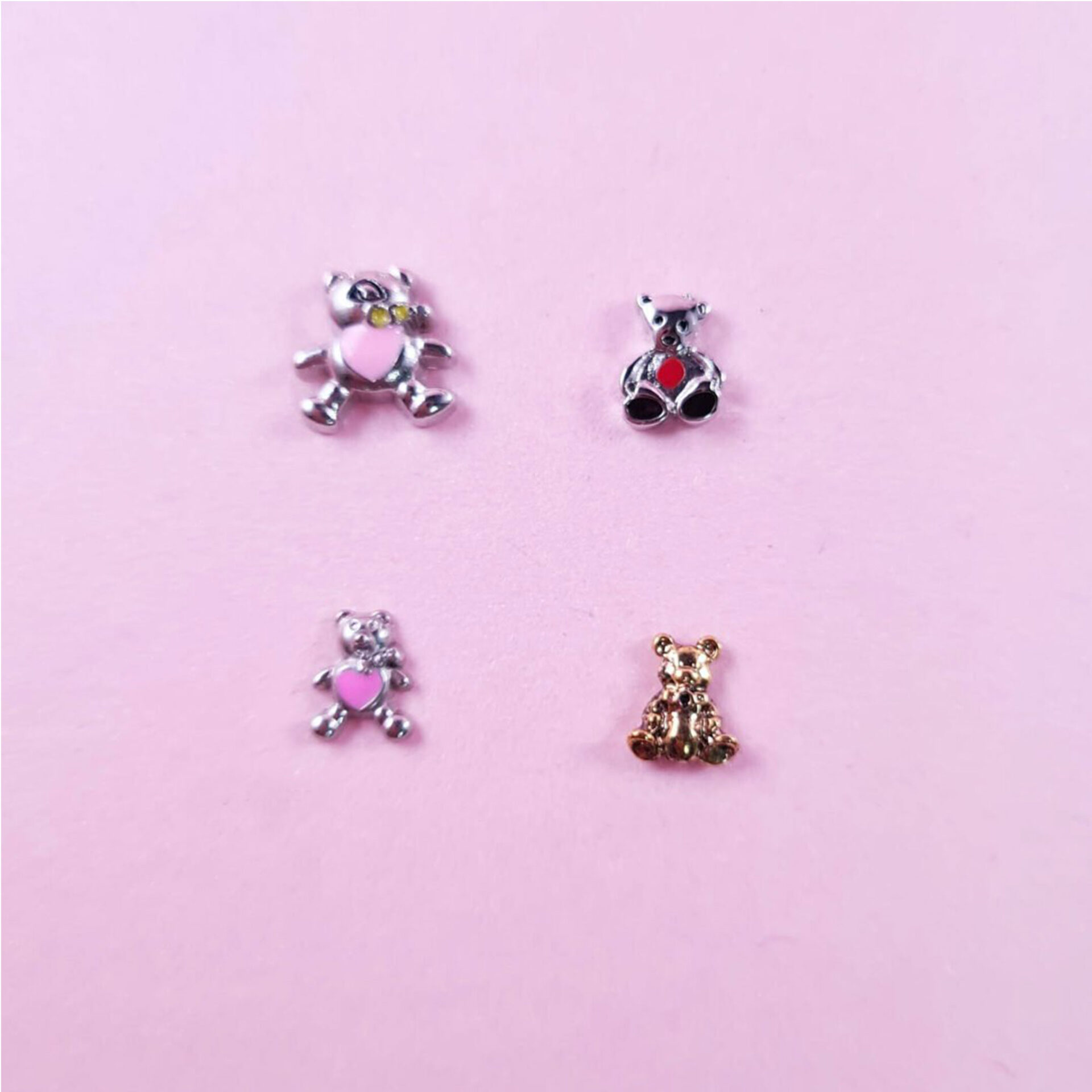 Teddy Bear Floating Charms