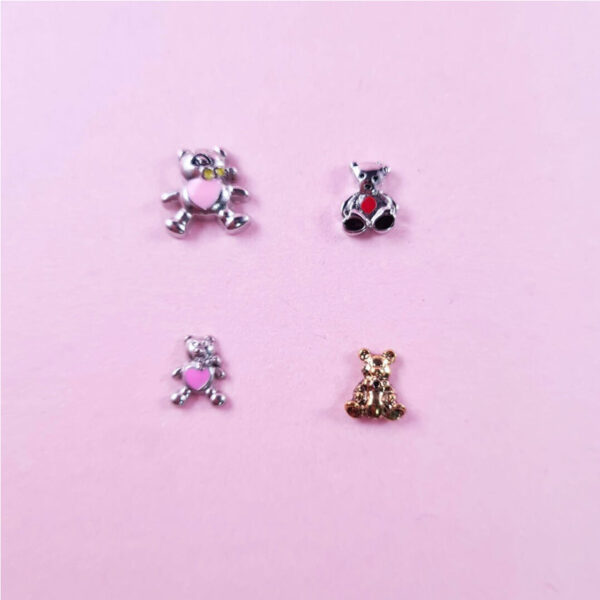 Teddy Bear Floating Charms