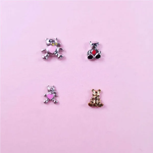 Teddy Bear Floating Charms